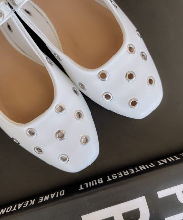 Zapatillas blancas taches Angela