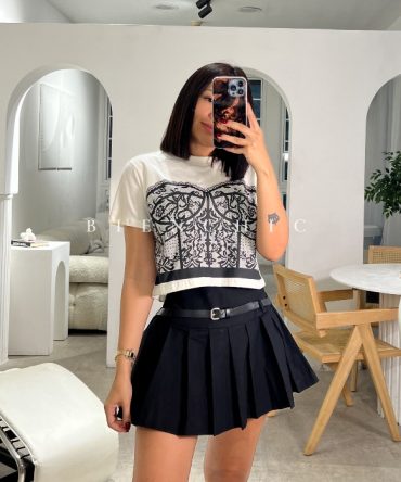 Falda Negra con Correa Cris MO7