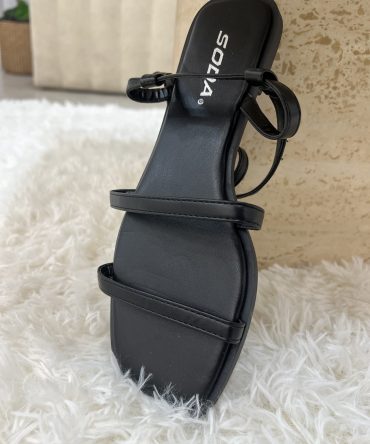 Sandalias Negras Aura