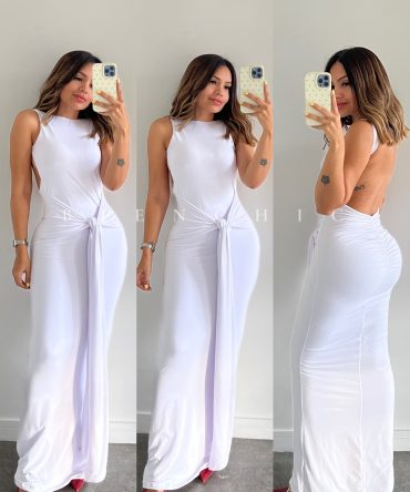 Maxi Vestido Nudo Jimena