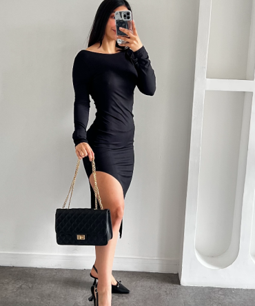 Vestido Negro Aurora