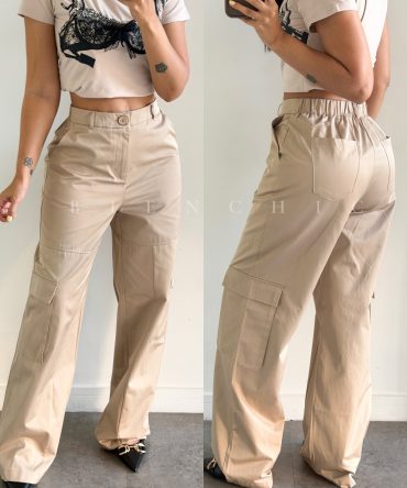 Pantalón Cargo Sol Beige