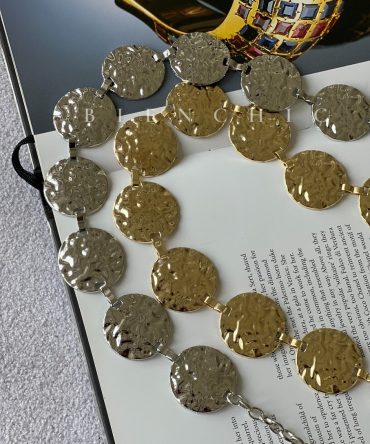 Cinturón Metálico Monedas