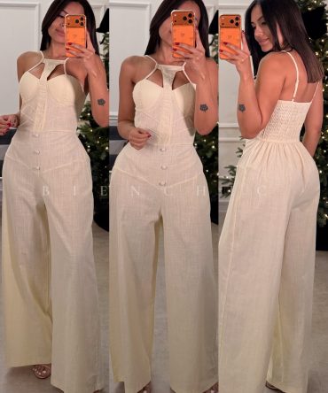 Enterizo con Escote Nela