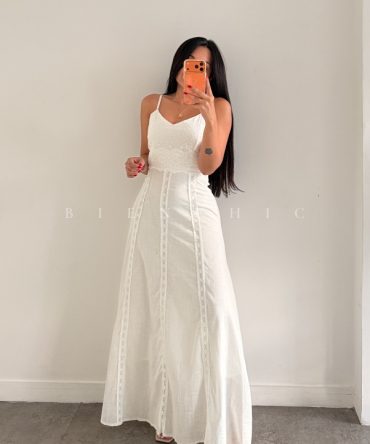 Maxi vestido Aylen de Encaje