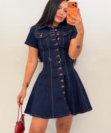 Vestido de Jeans botones Willow