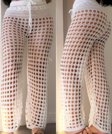 Pants de Crochet Blanco Alias
