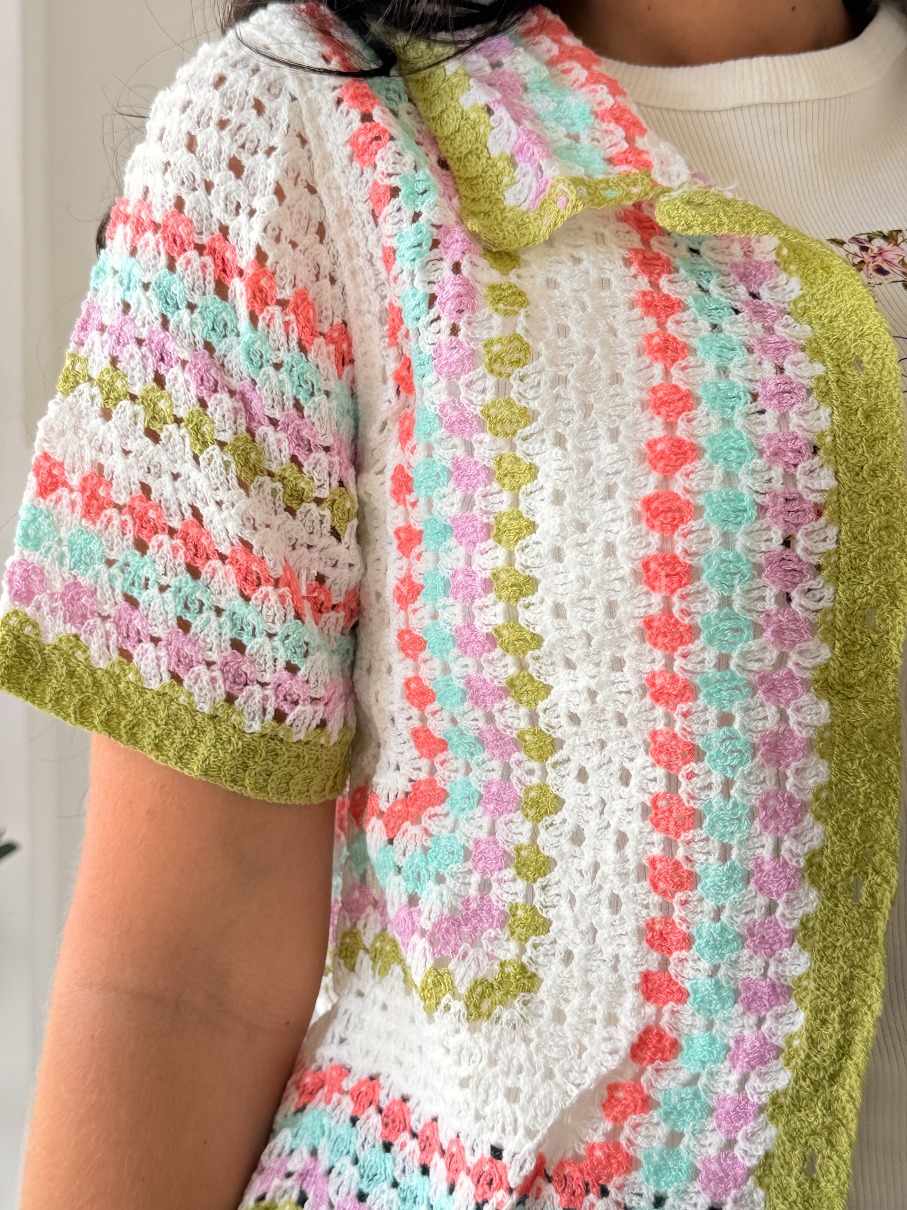 Camisa Crochet de Colores Janys